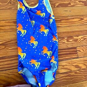 Iconic Leos Ombré Unicorn Gymnastics Leotard Girls CL